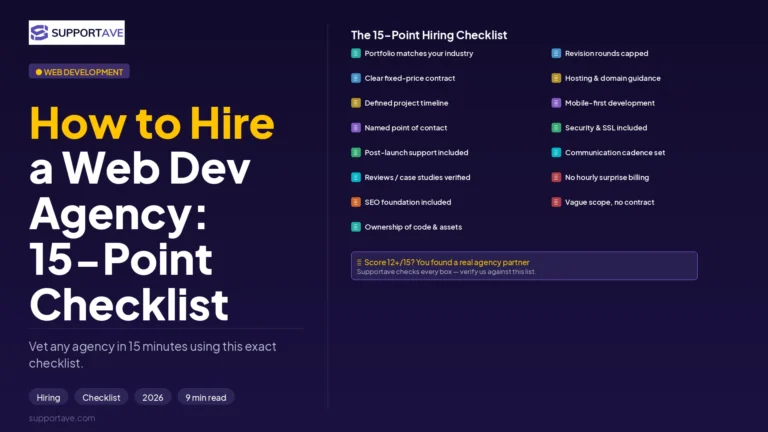 How to Hire a Web Development Agency